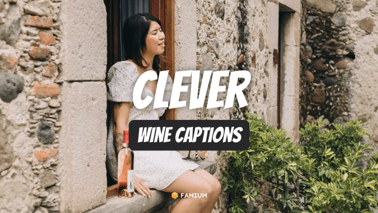 Clever Wine Captions for Instagram